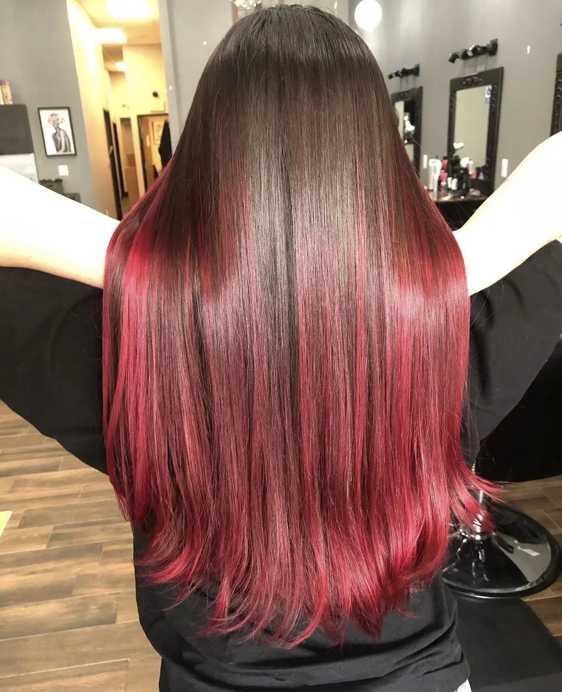 Ruby Red, Fuschia Pink and Rose Gold - Ugly Duckling